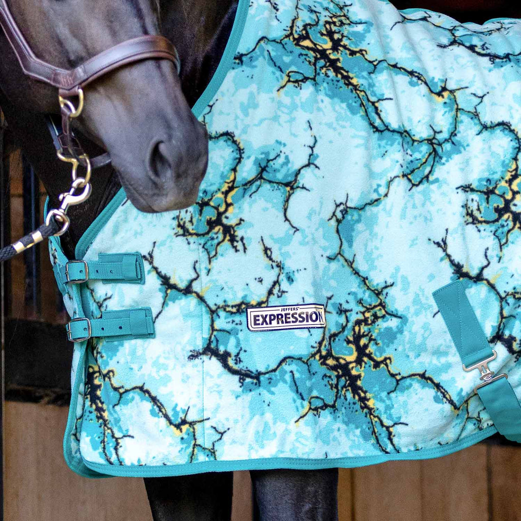 Jeffers Expression Standard Neck Fleece Horse Cooler