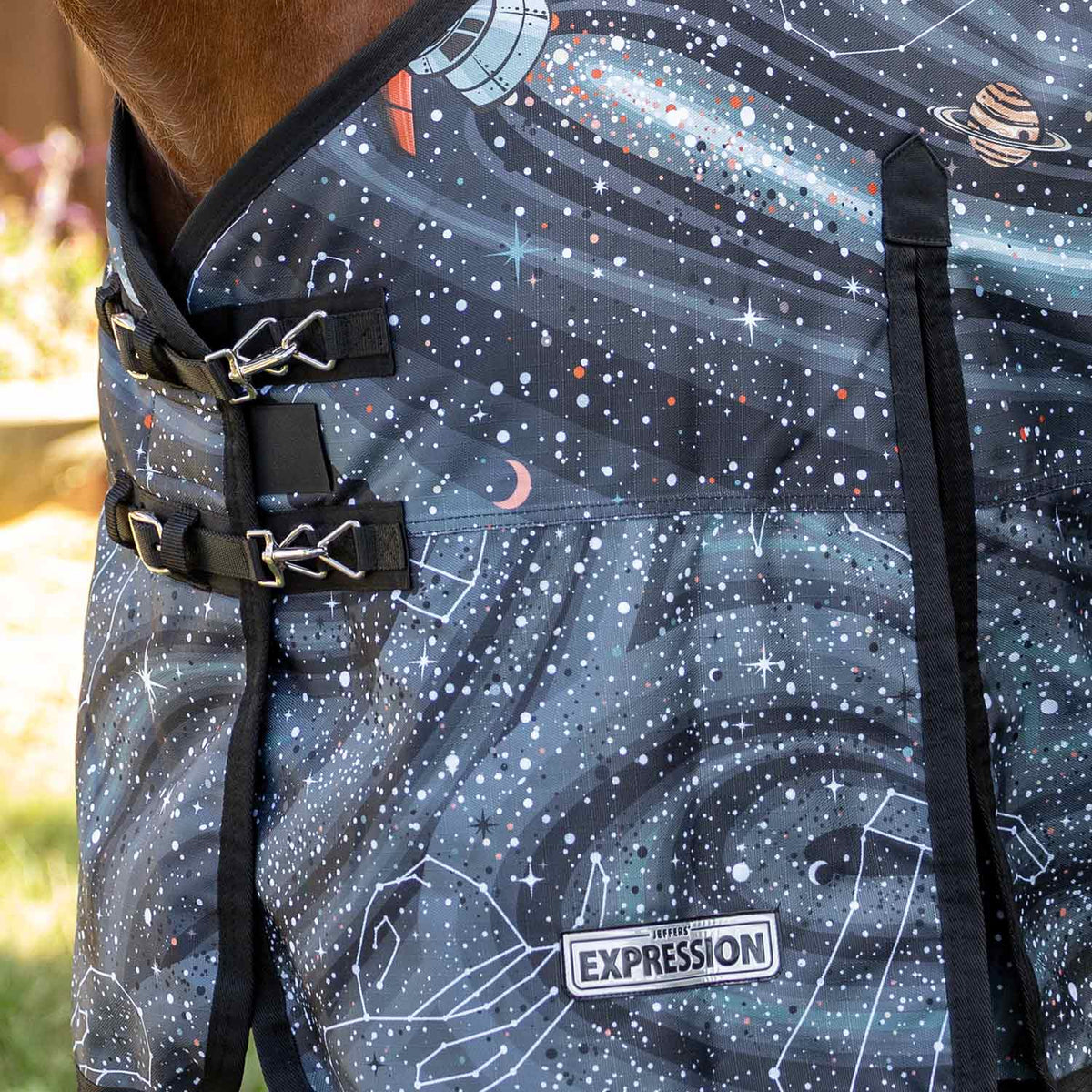 Jeffers Expression 1200 Denier Standard Neck Horse Turnout Sheet, 0 Gram