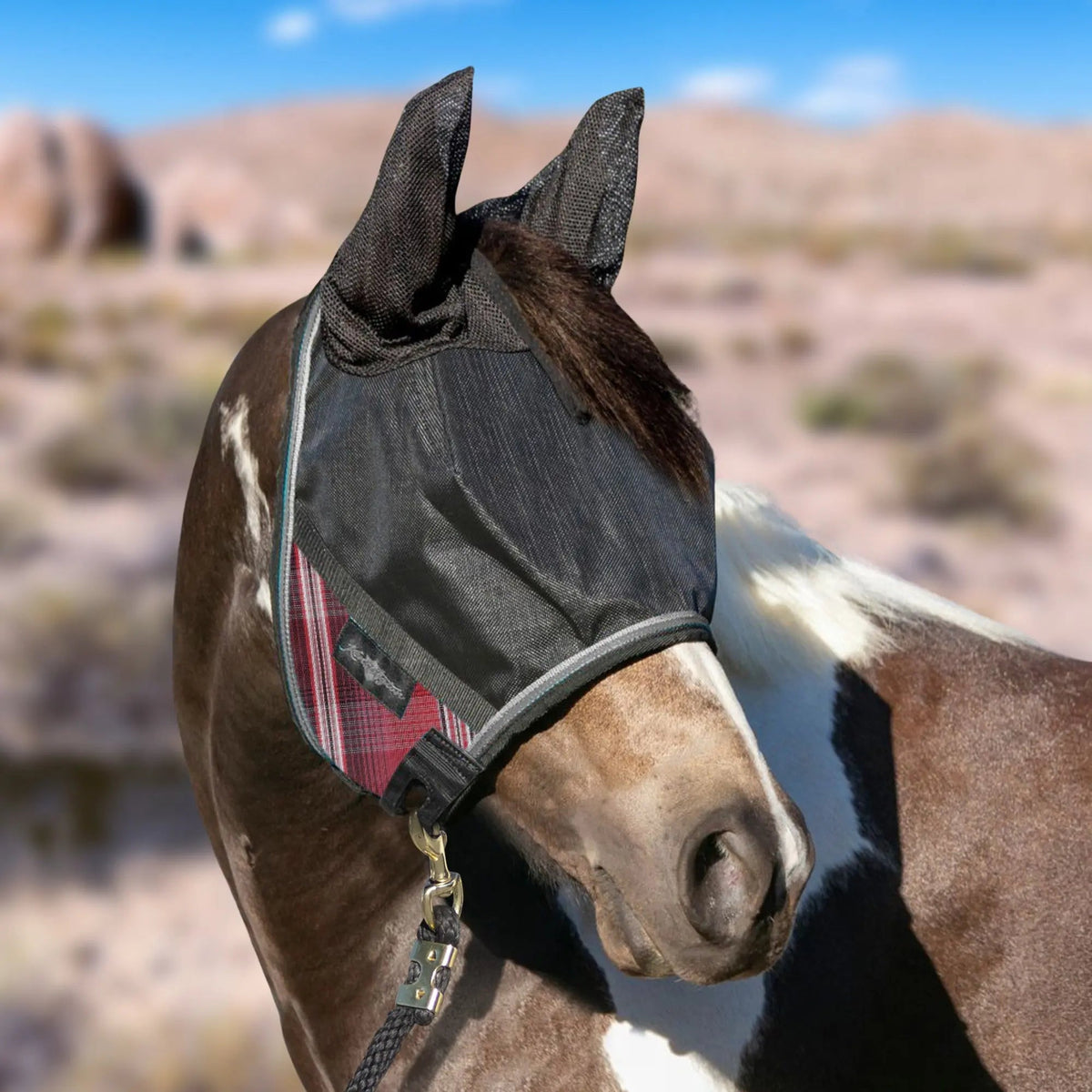 UViator CatchMask Fly Mask with Ears & 90% UV Protection