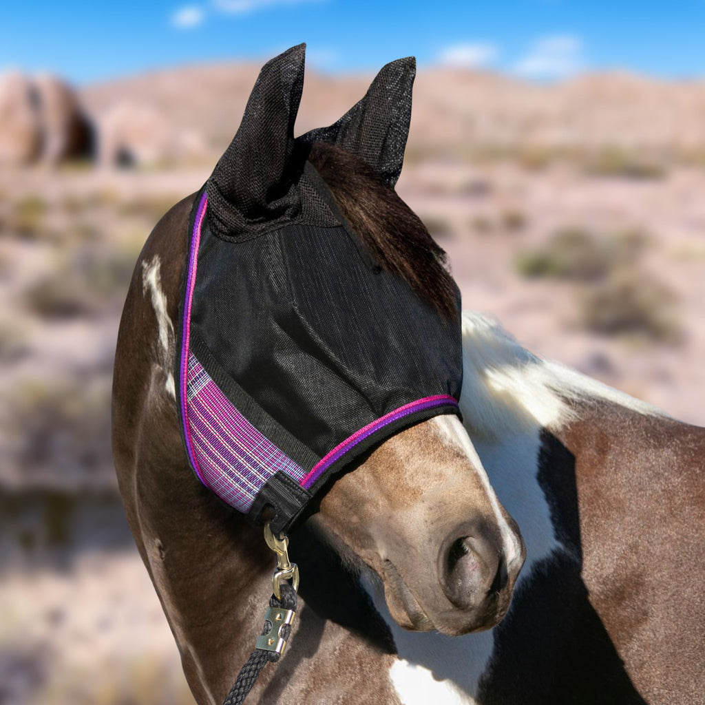UViator CatchMask Fly Mask with Ears & 90% UV Protection