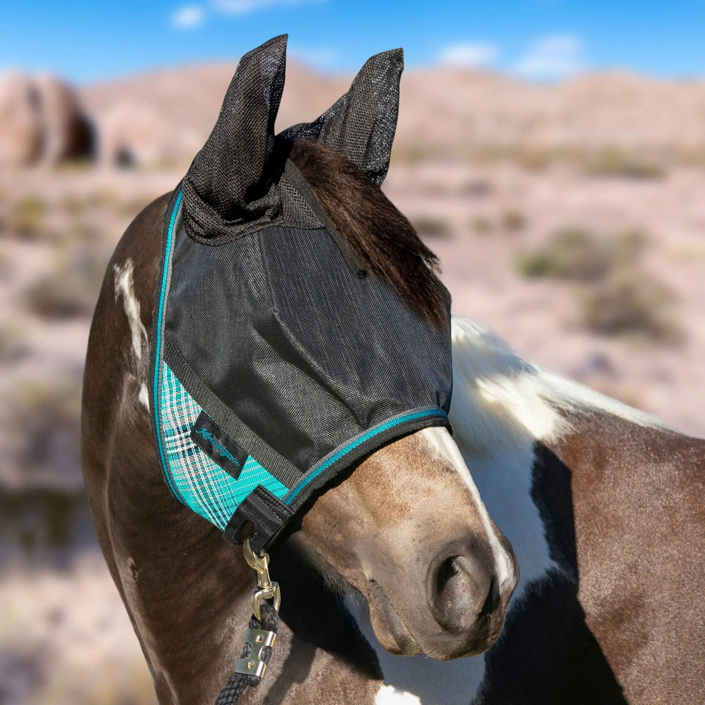 UViator CatchMask Fly Mask with Ears & 90% UV Protection
