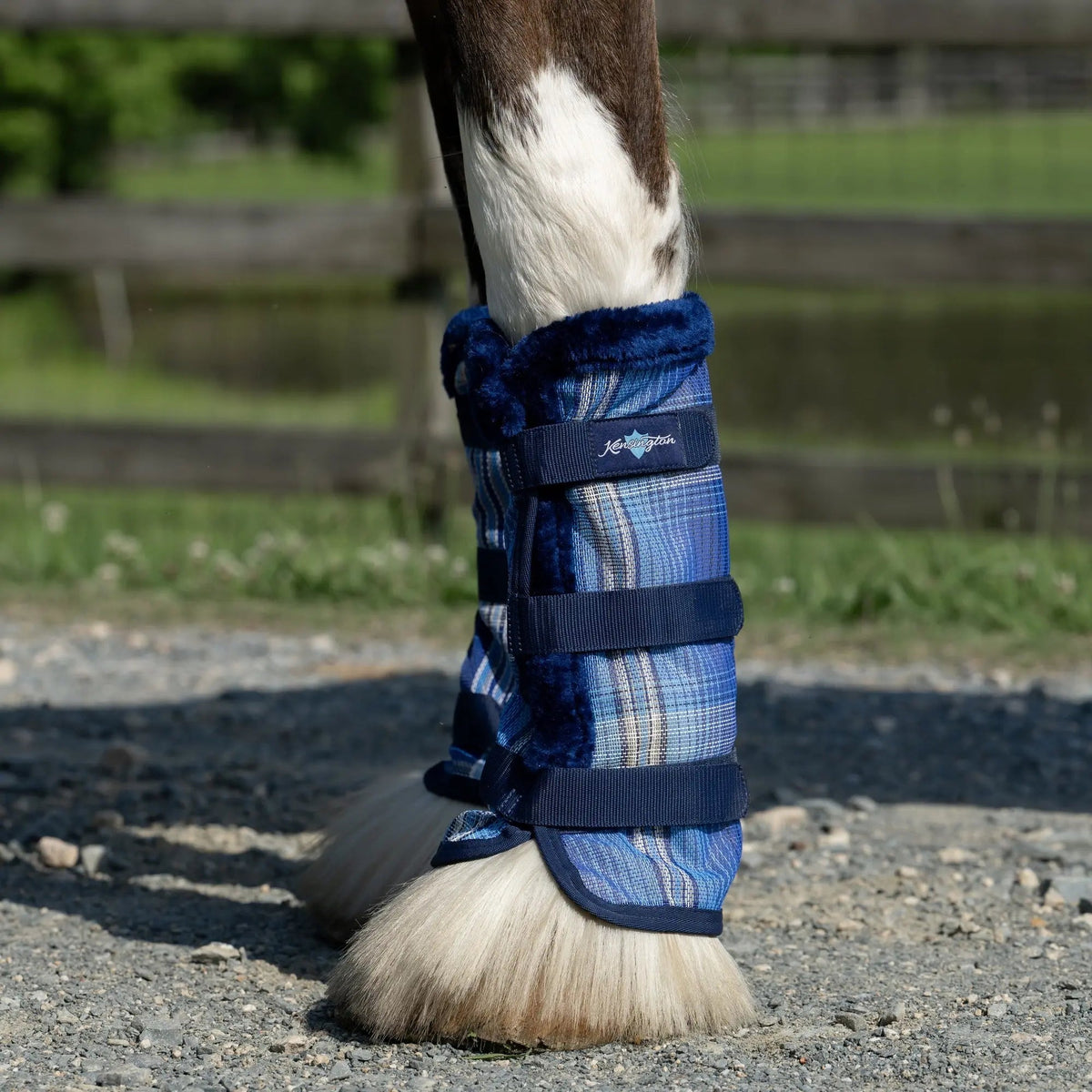 Draft Fly Boots with Fleece Trim - Set of 2 - 73% UV + Fly Protection