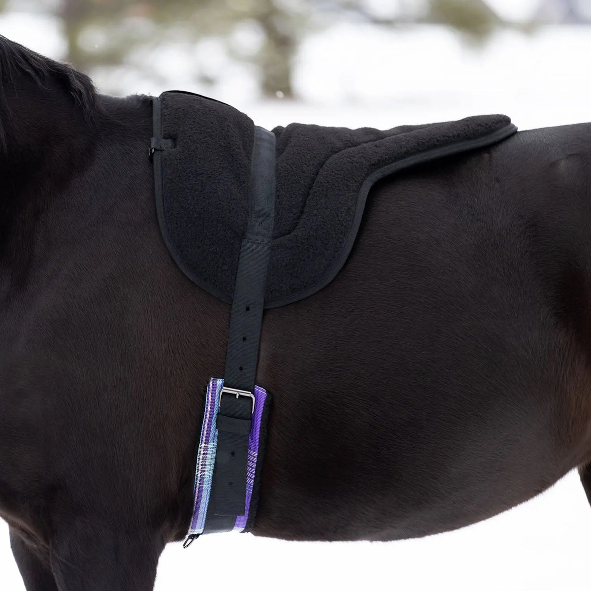 Plush Fleece Bareback Pad - Comfort for Horse & Human