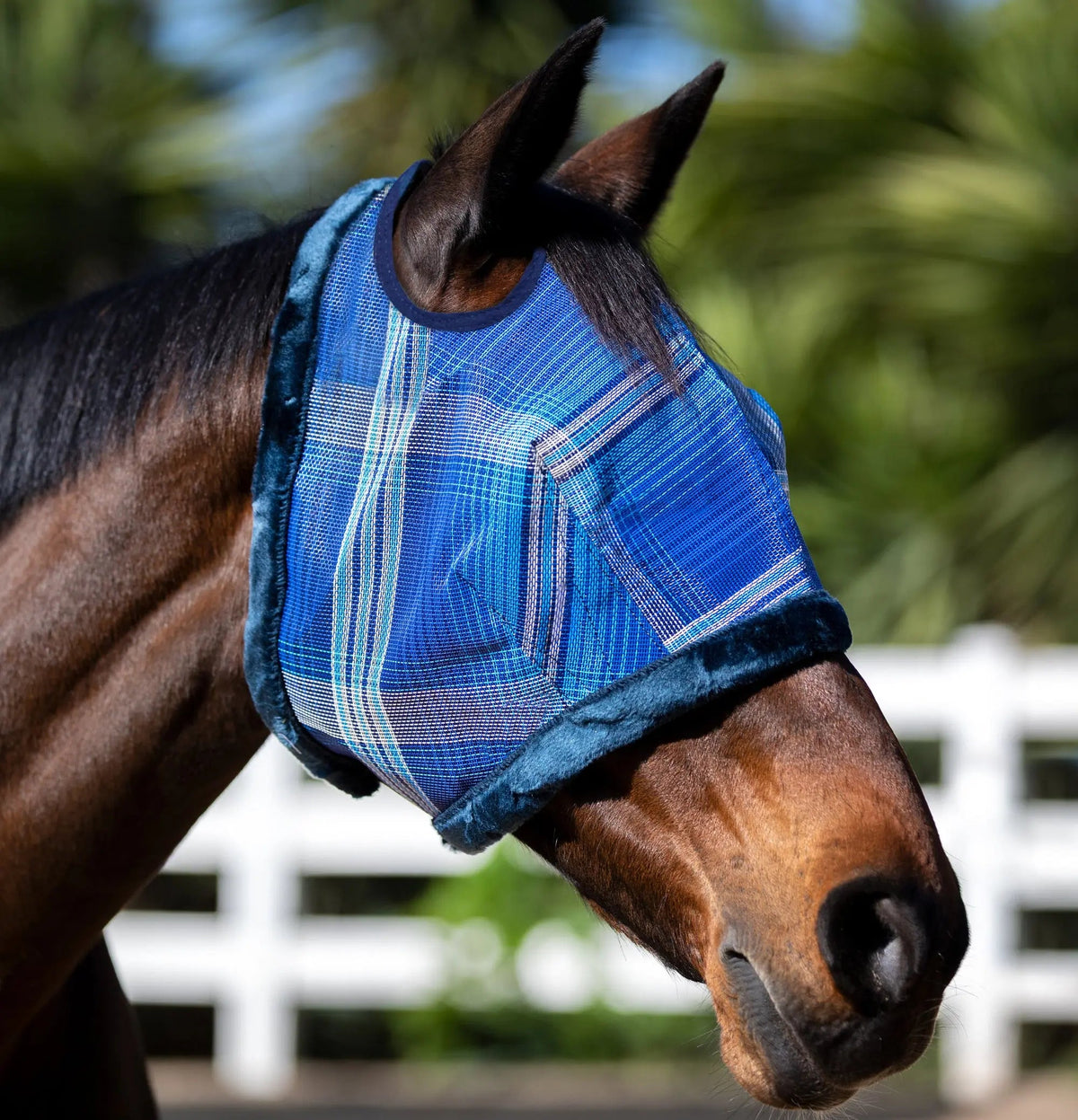 Fly Mask with Fleece Trim & 73% UV Protection