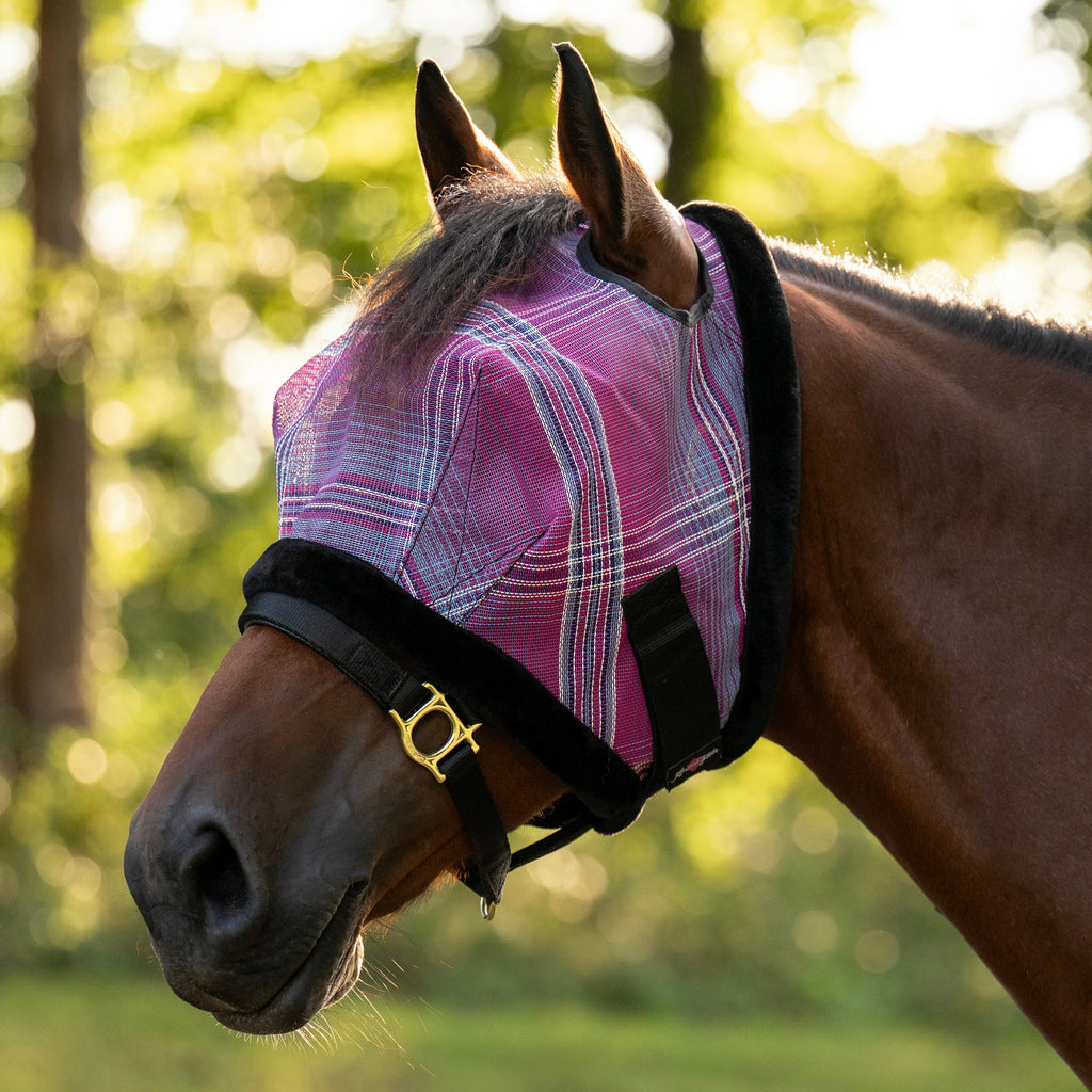 Fly Mask with Fleece Trim & 73% UV Protection