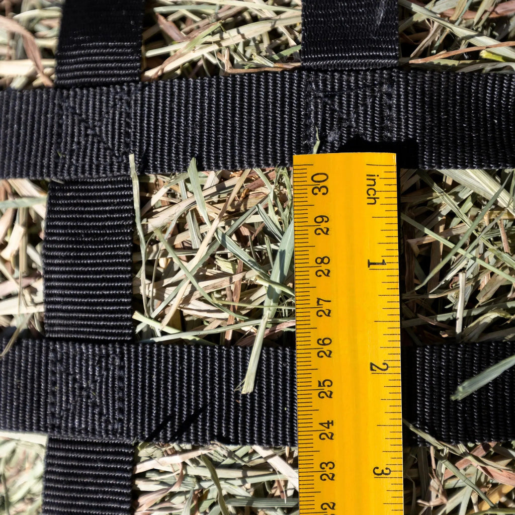 Slow Feed Hay Bag with Easy Load Rim - 1 Flake Capacity