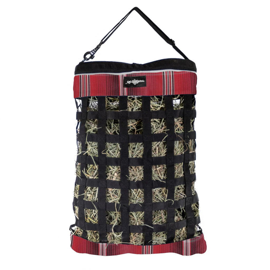 Slow Feed Hay Bag with Easy Load Rim - 1 Flake Capacity