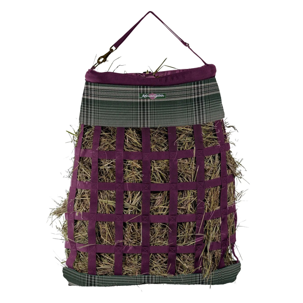 Slow Feed Hay Bag with Easy Load Rim - 2 Flake Capacity