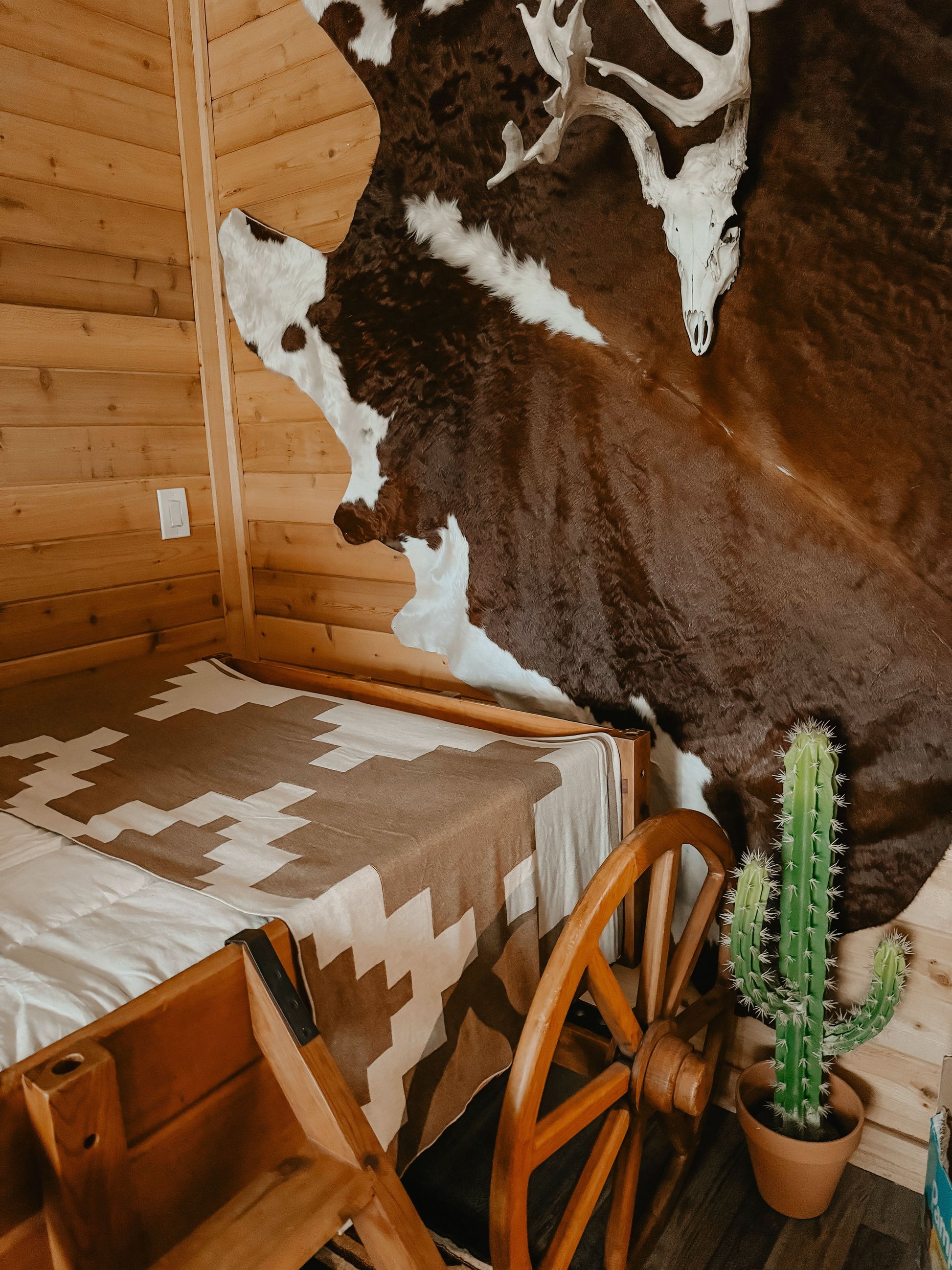 PRESIDIO TAN 100% COTTON -- 54"x74" Oversized Throw Blanket