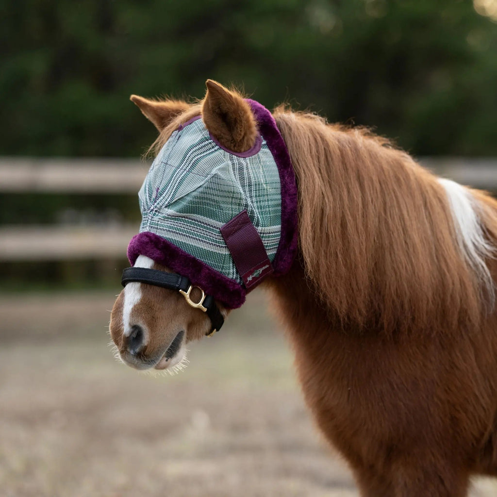 Mini Fly Mask with Fleece Trim - 73% UV Blocking
