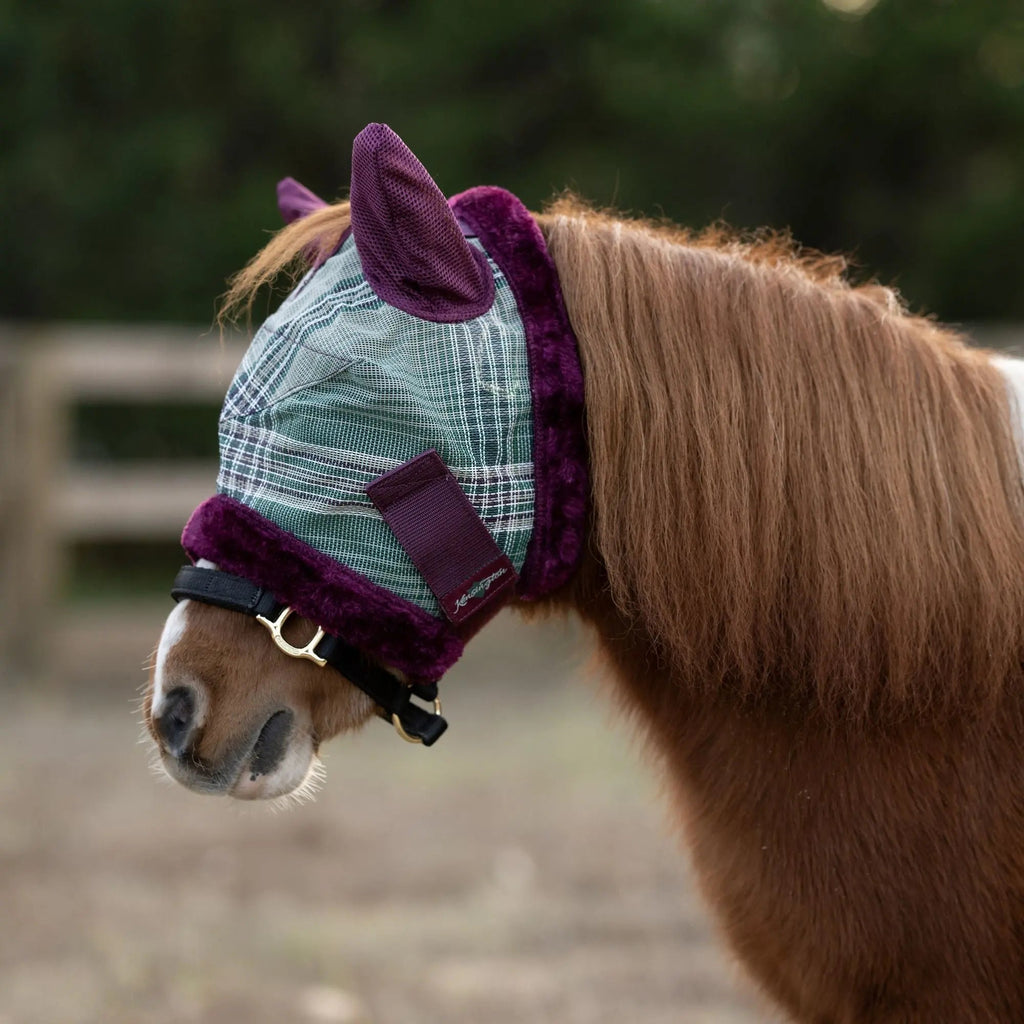 Mini Fly Mask with Fleece Trim & Ears - 73% UV Blocking
