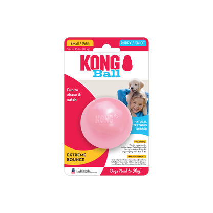 Kong Puppy Ball With Hole Small
