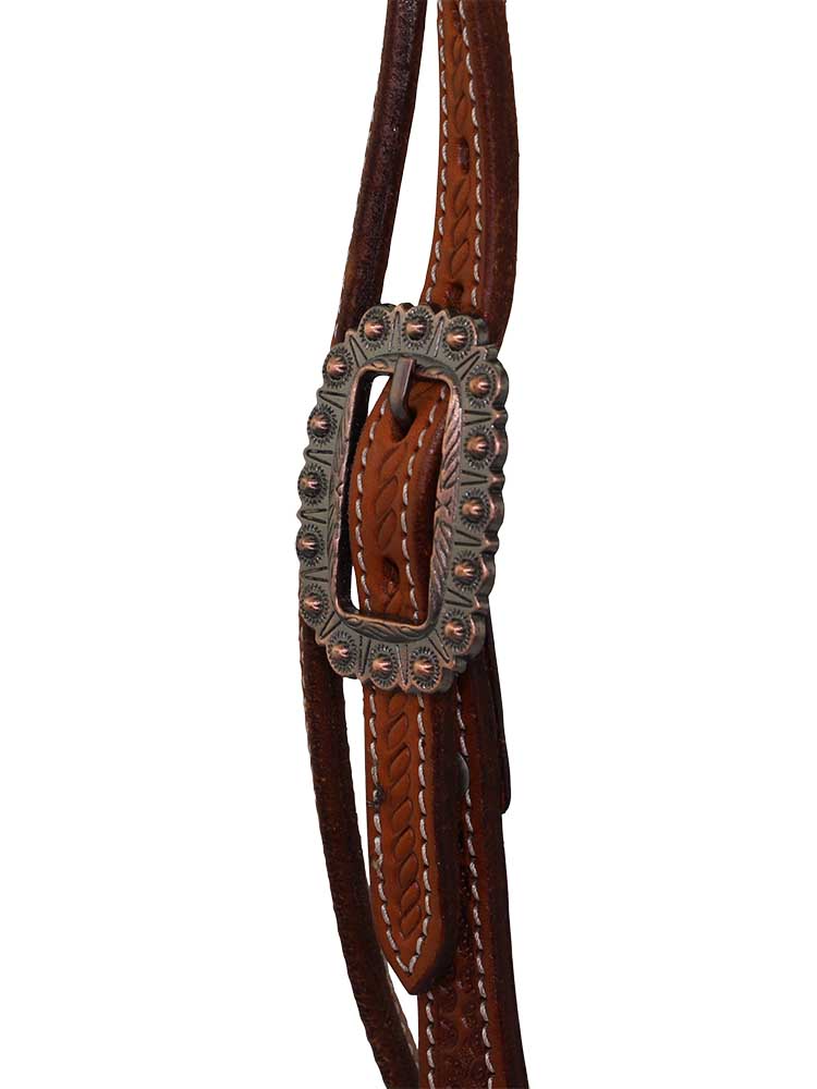 Sedona Chestnut Western Browband Headstall