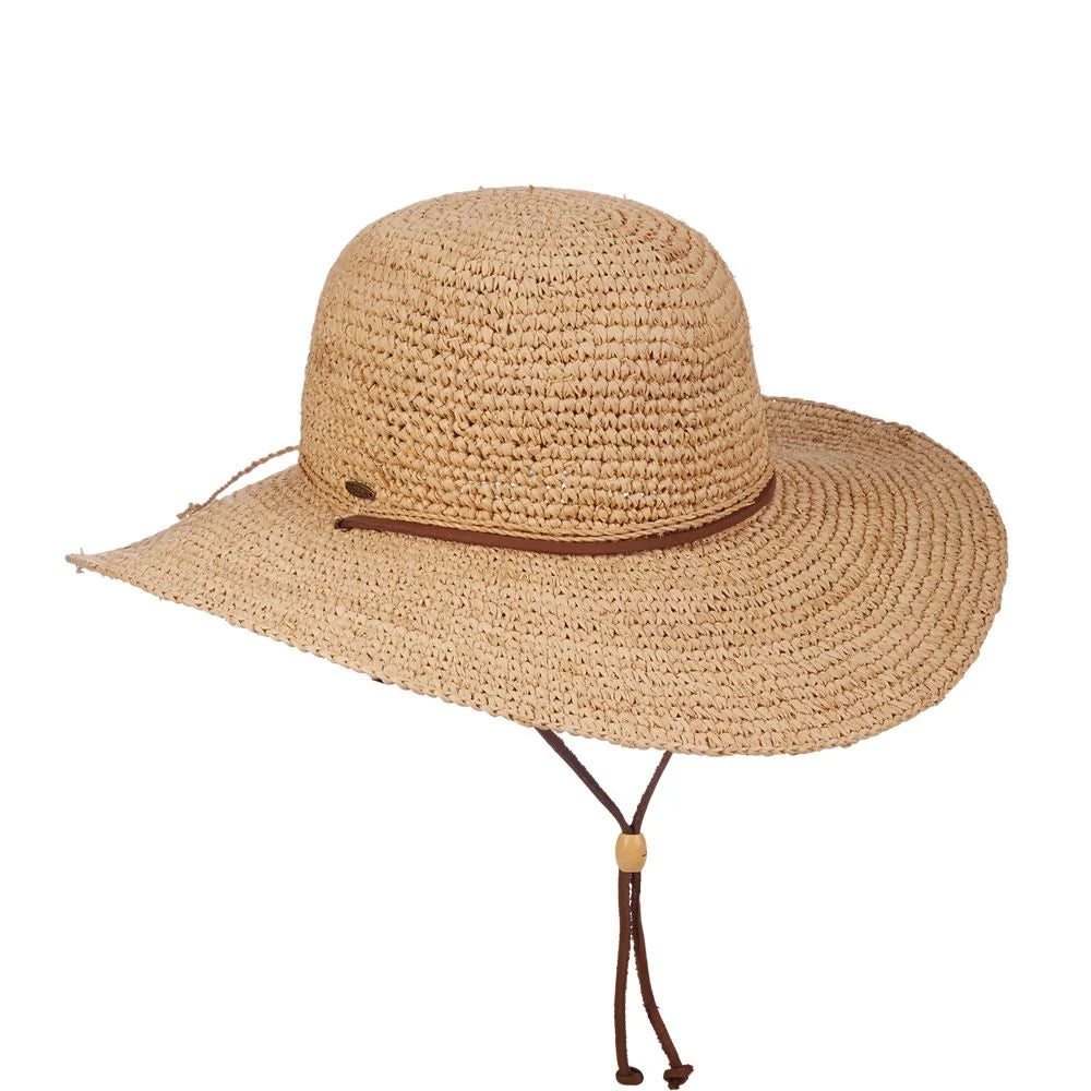 Scala Levanzo - Womens Raffia Straw Sun Hat