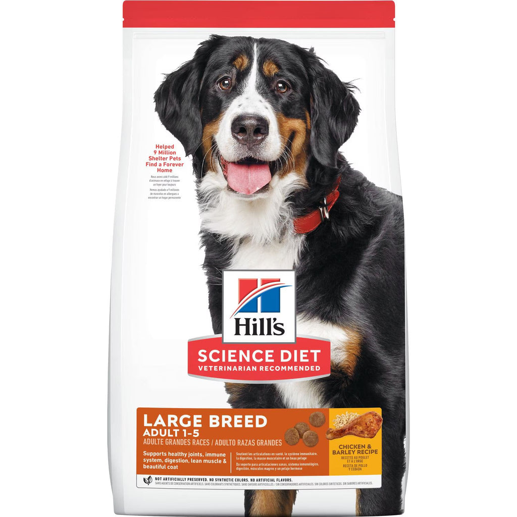 Hill's Science Diet Adult Large Breed Chicken & Barley Recipe Dry Dog Food Bag (35lb)