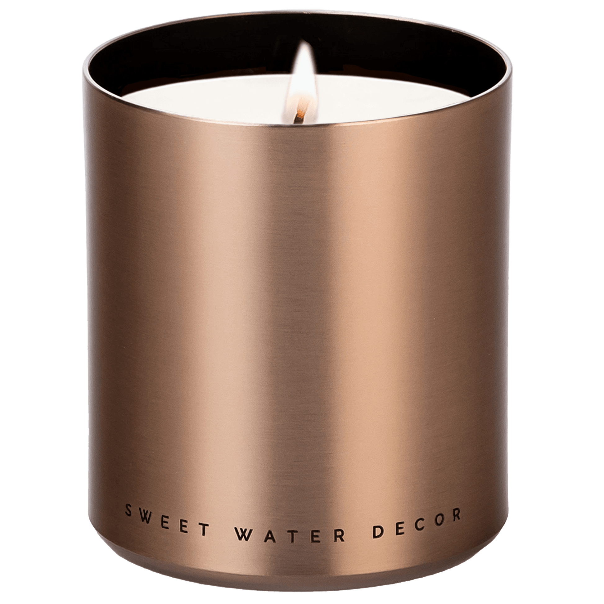 Hello Fall Soy Candle - Bronze Metal Aluminum Jar - 10 oz