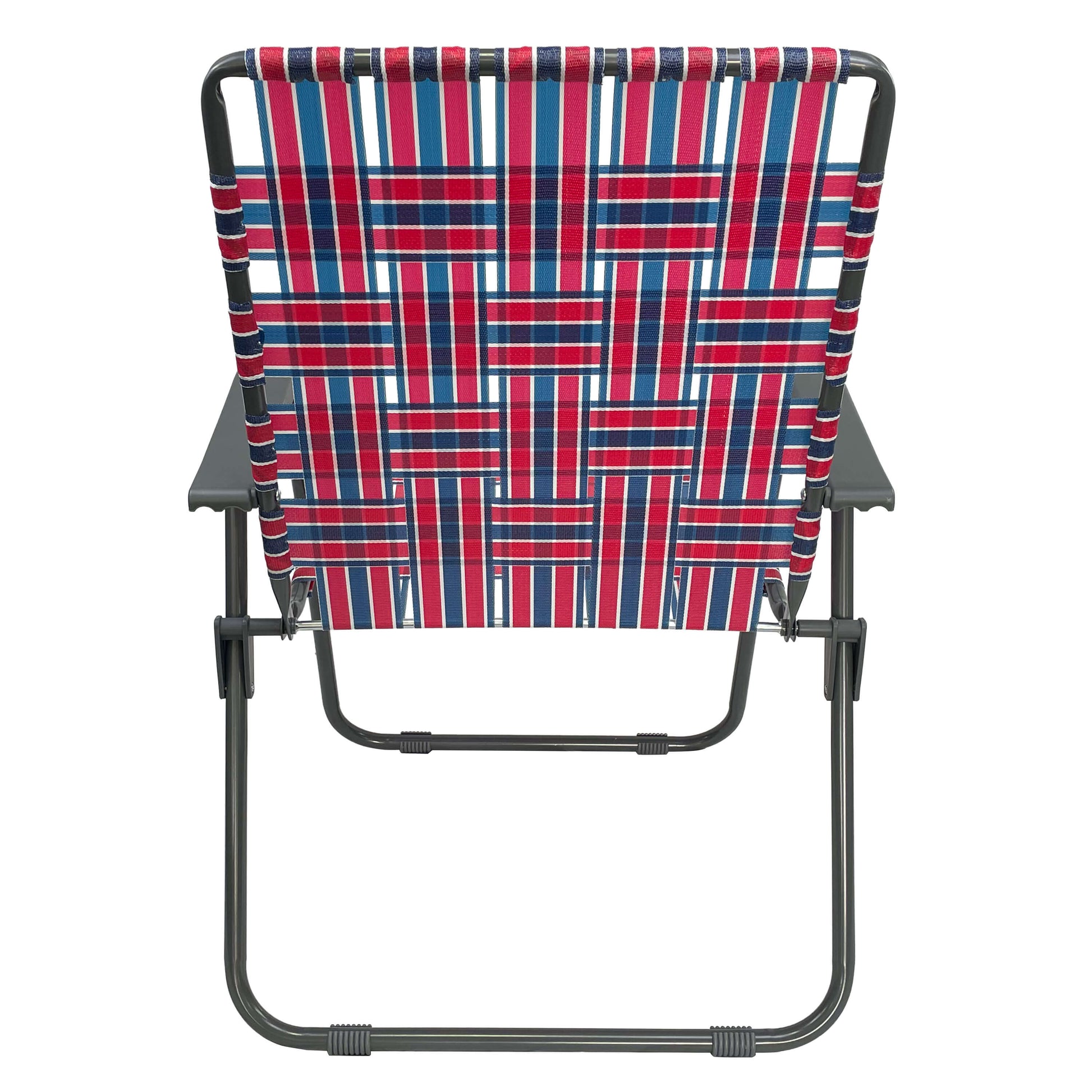 Retro Camp Chair - Red/Blue