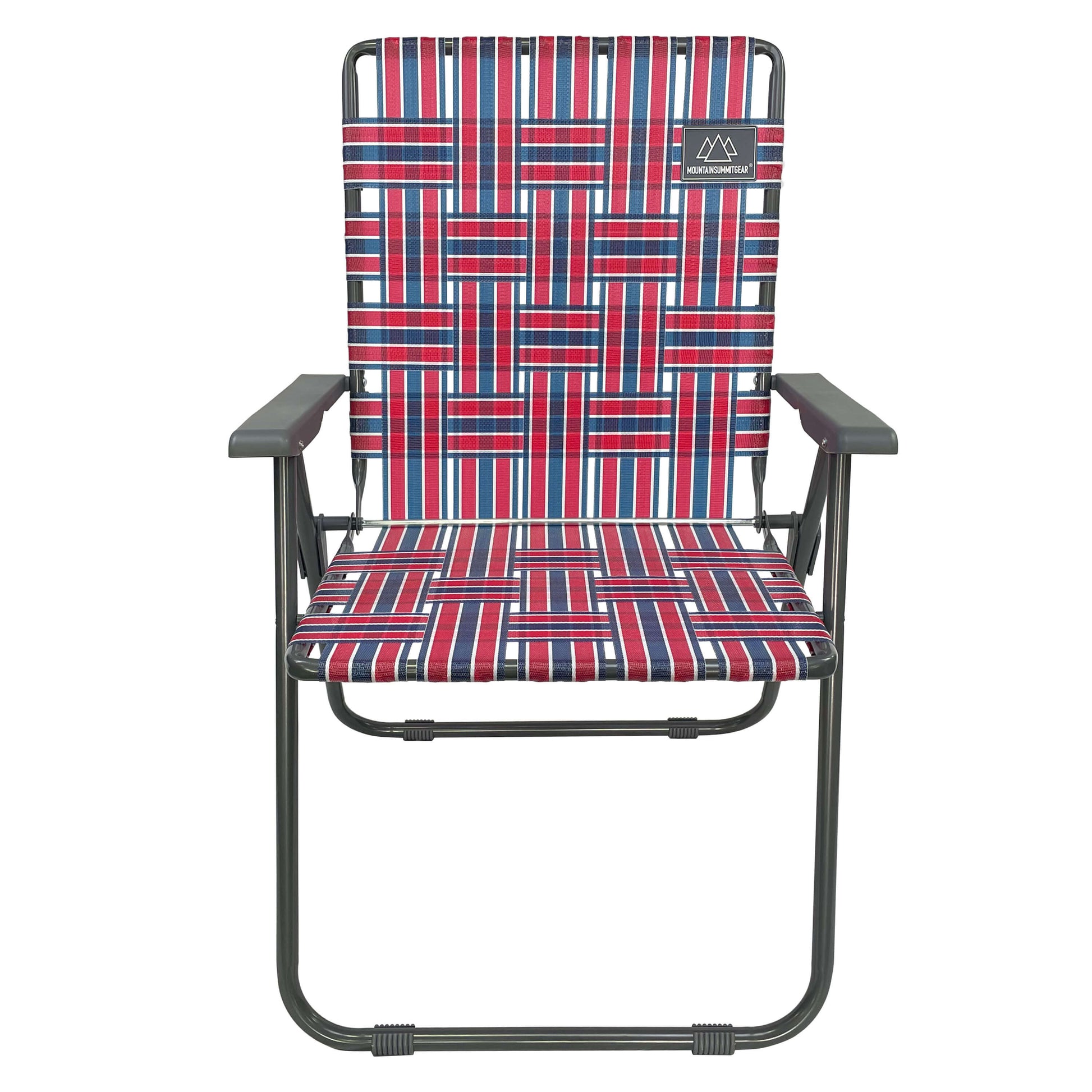 Retro Camp Chair - Red/Blue