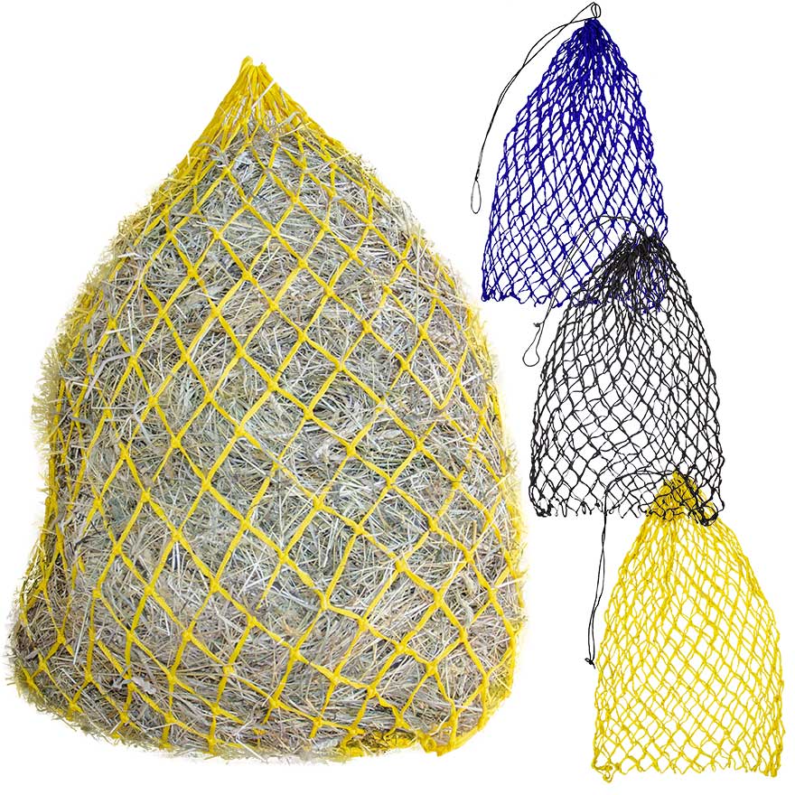 Derby Originals 42” Superior Slow Feed Soft Mesh Hanging Hay Net for Horses