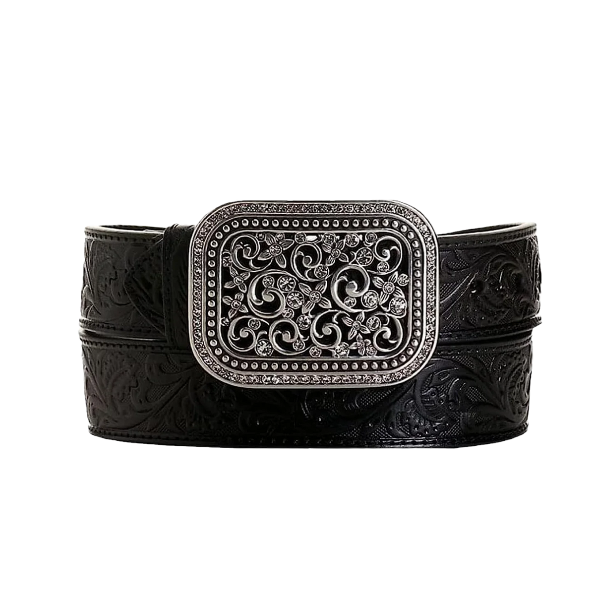 Black Floral Belt | Ariat Womens