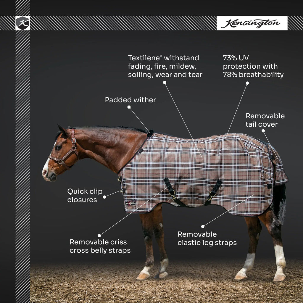Horse Protective Fly Sheet  - 73% UV Protection