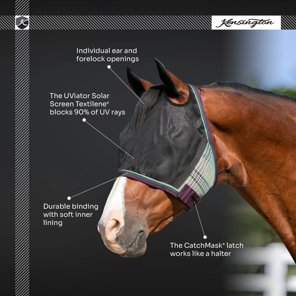 UViator CatchMask Fly Mask with 90% UV Protection