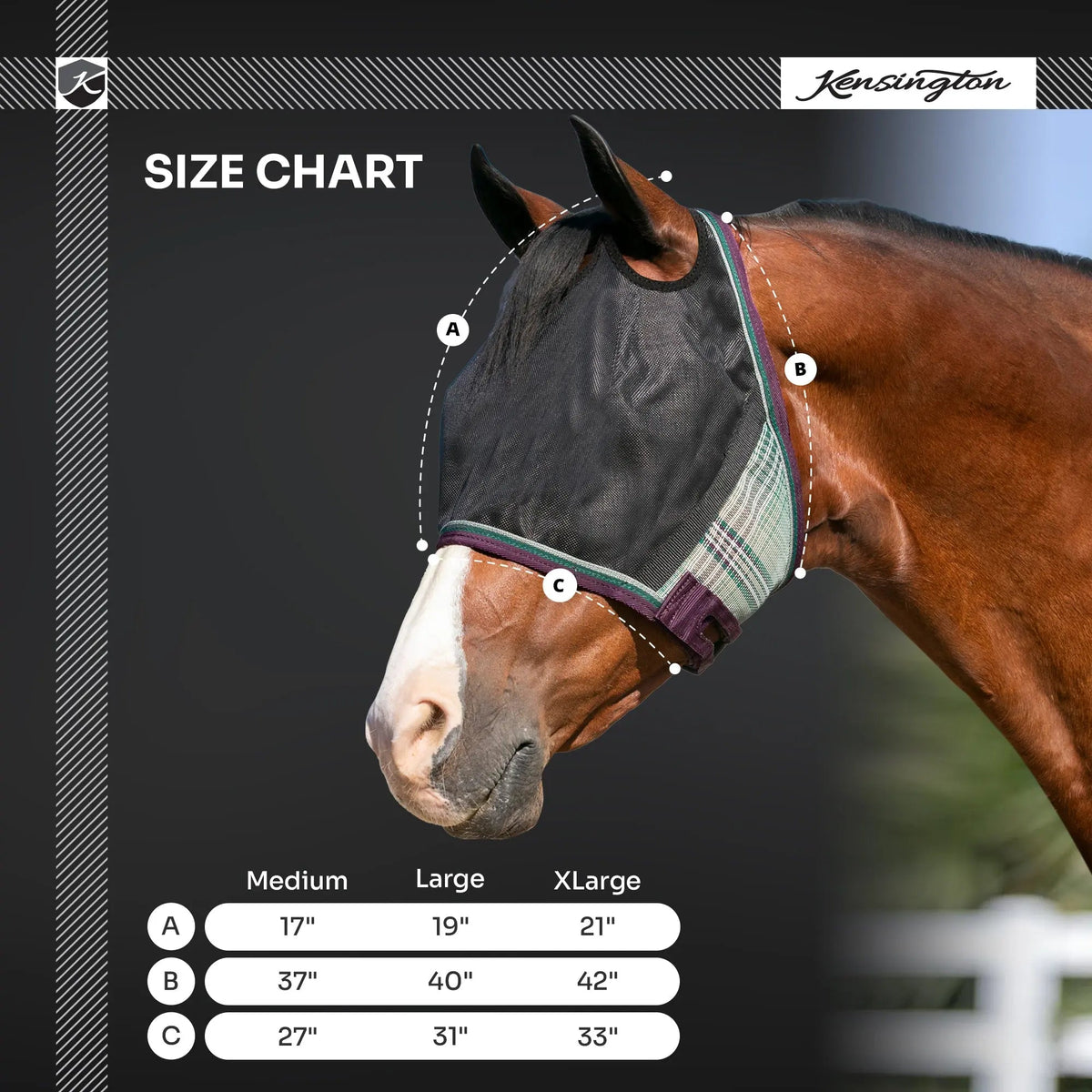 UViator CatchMask Fly Mask with 90% UV Protection
