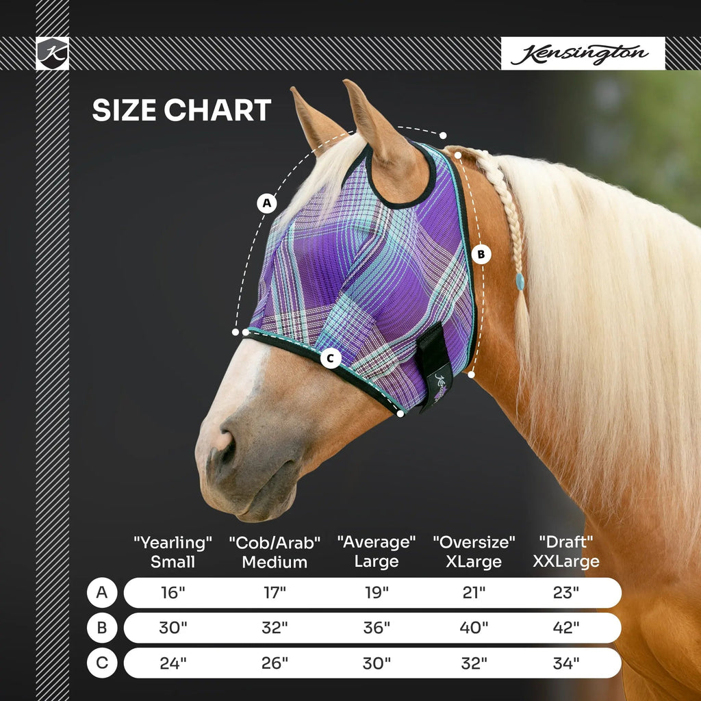 Fly Mask with 73% UV Protection