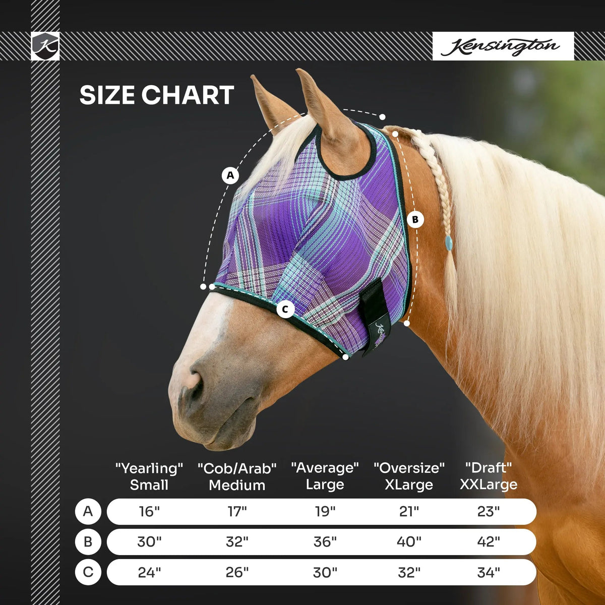 Fly Mask with 73% UV Protection