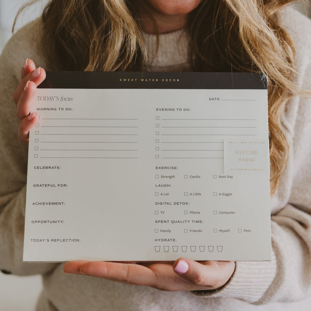 Self Care Notepad