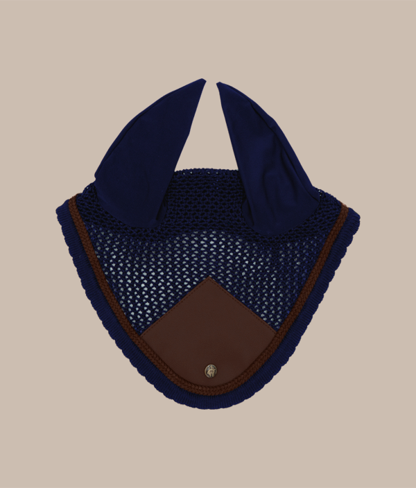 Ear Net, Navy & Hickory