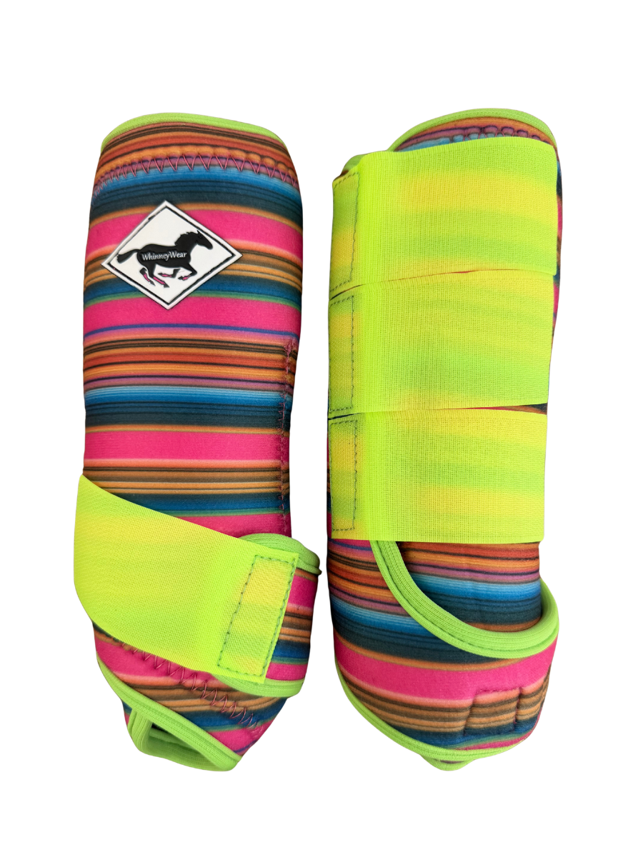 Neon Vaquero Protective Sport Boots