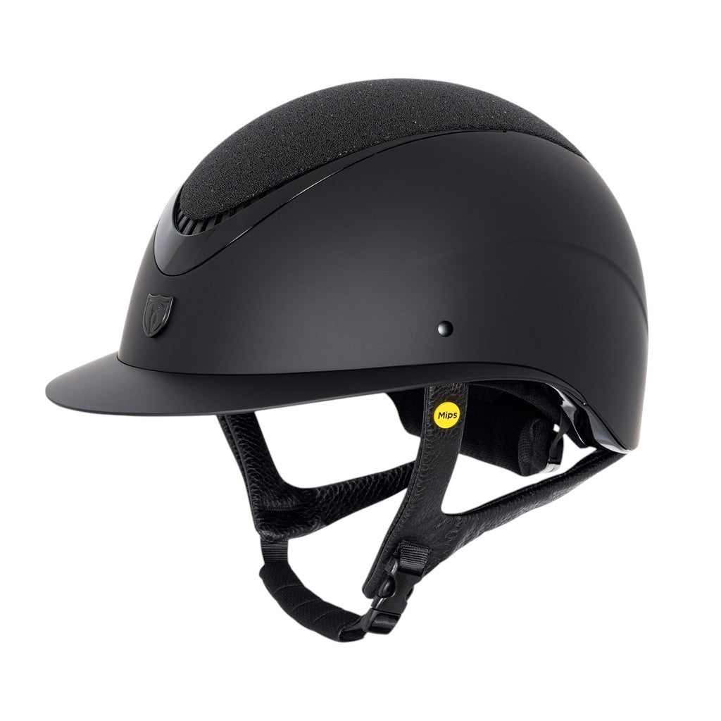 Tipperary Caledon Mips® Helmet-Sh Matte Black | Top Sparkle | Tr Black Gloss | Br Wide | Mips