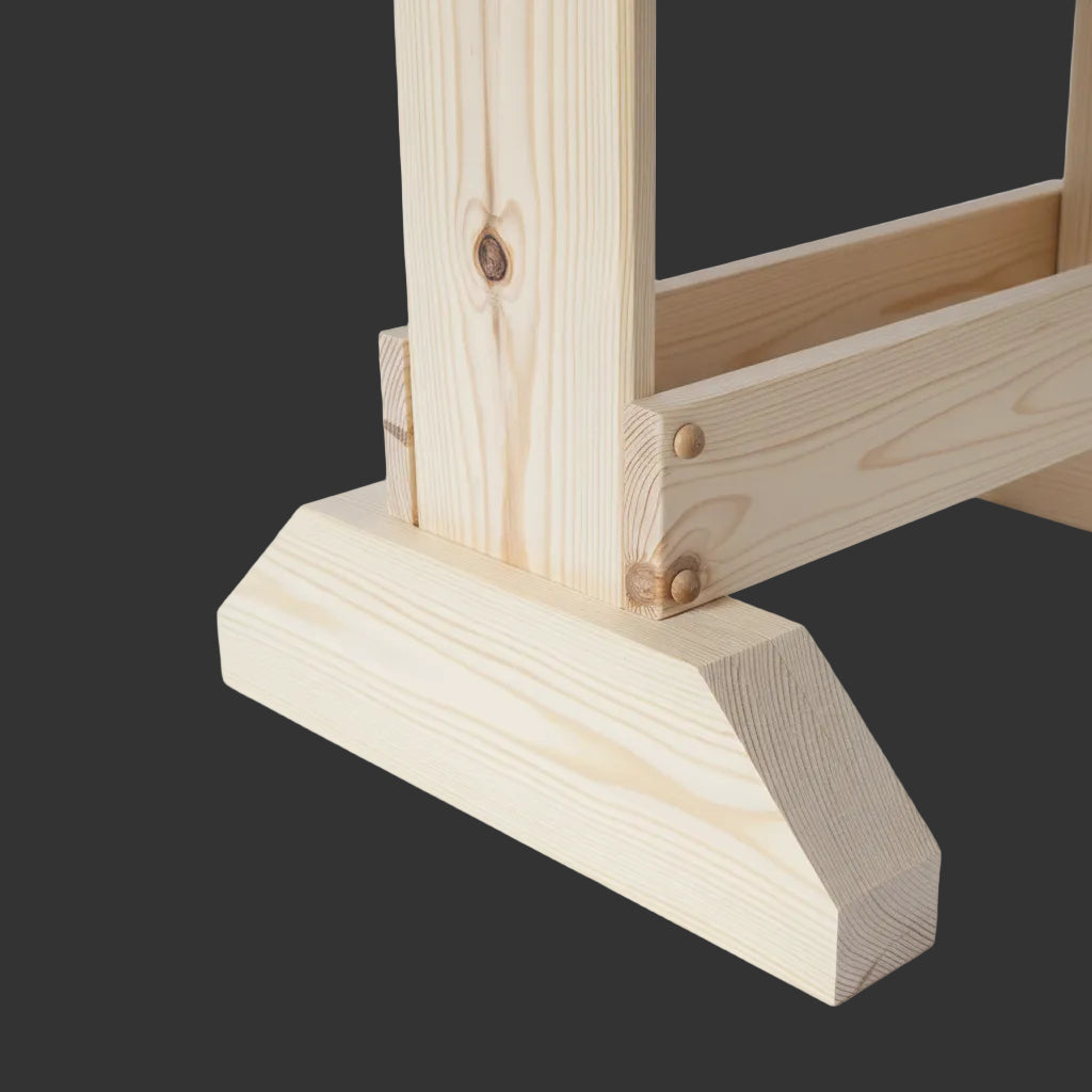 Wooden Saddle Stand / Fits English or Western Saddle/natural finish