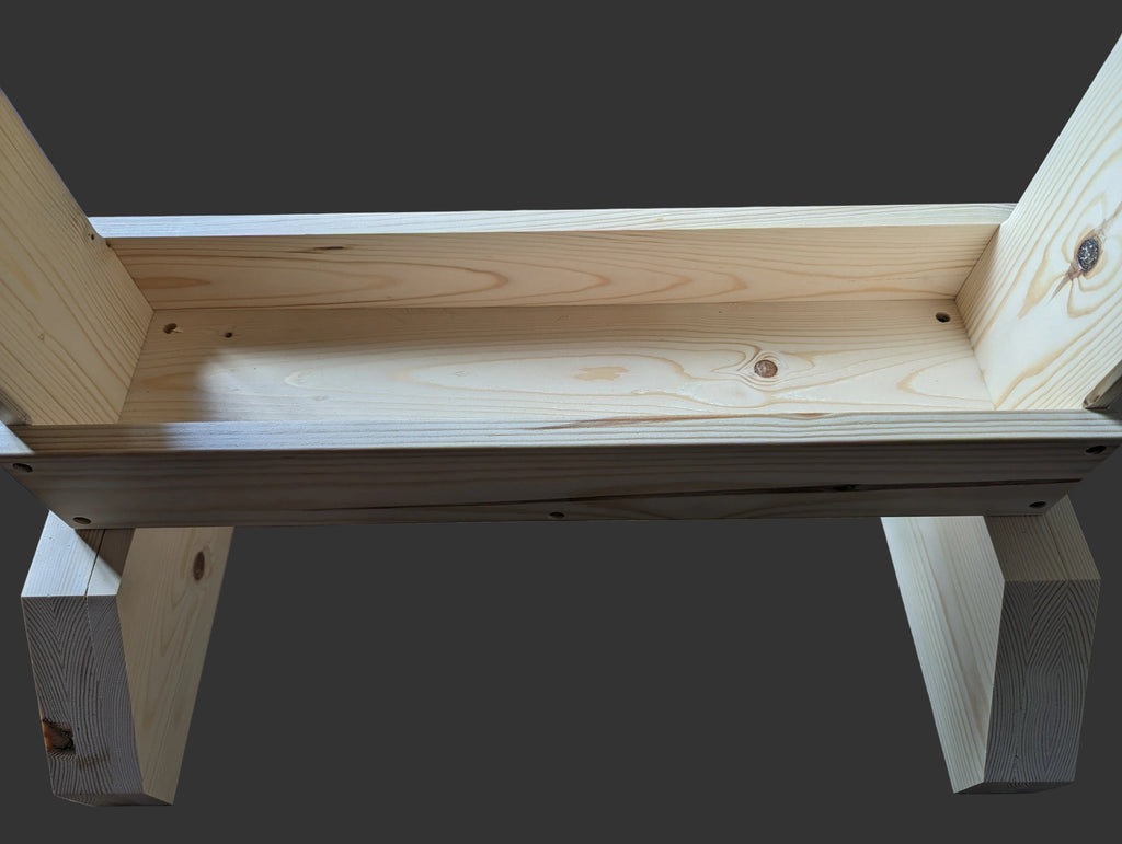 Wooden Saddle Stand / Fits English or Western Saddle/natural finish