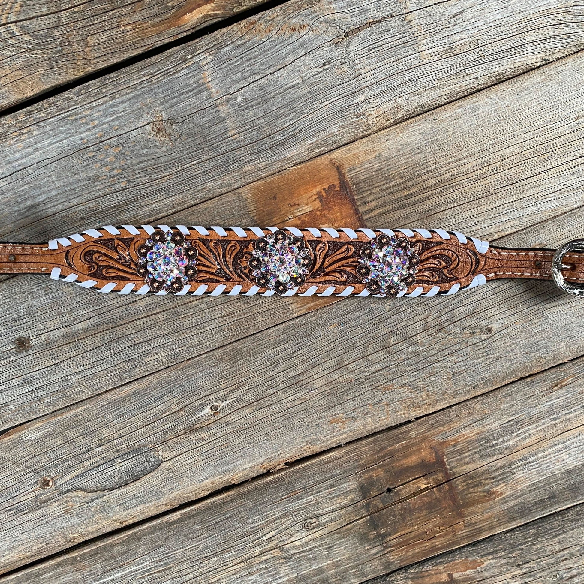 Whipstitch AB Browband/One Ear Tack Set with Wither Strap  #BBBC458