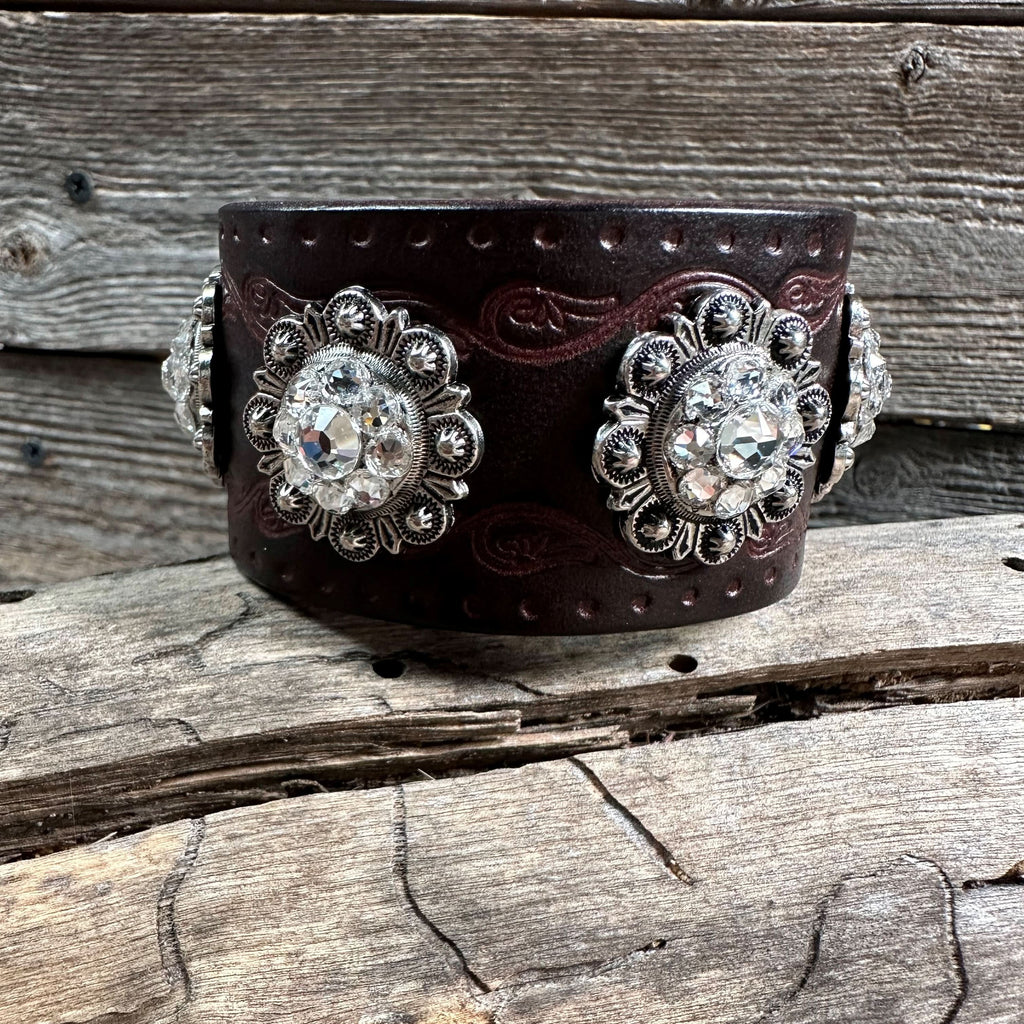 Clear Leather Bracelet LB105