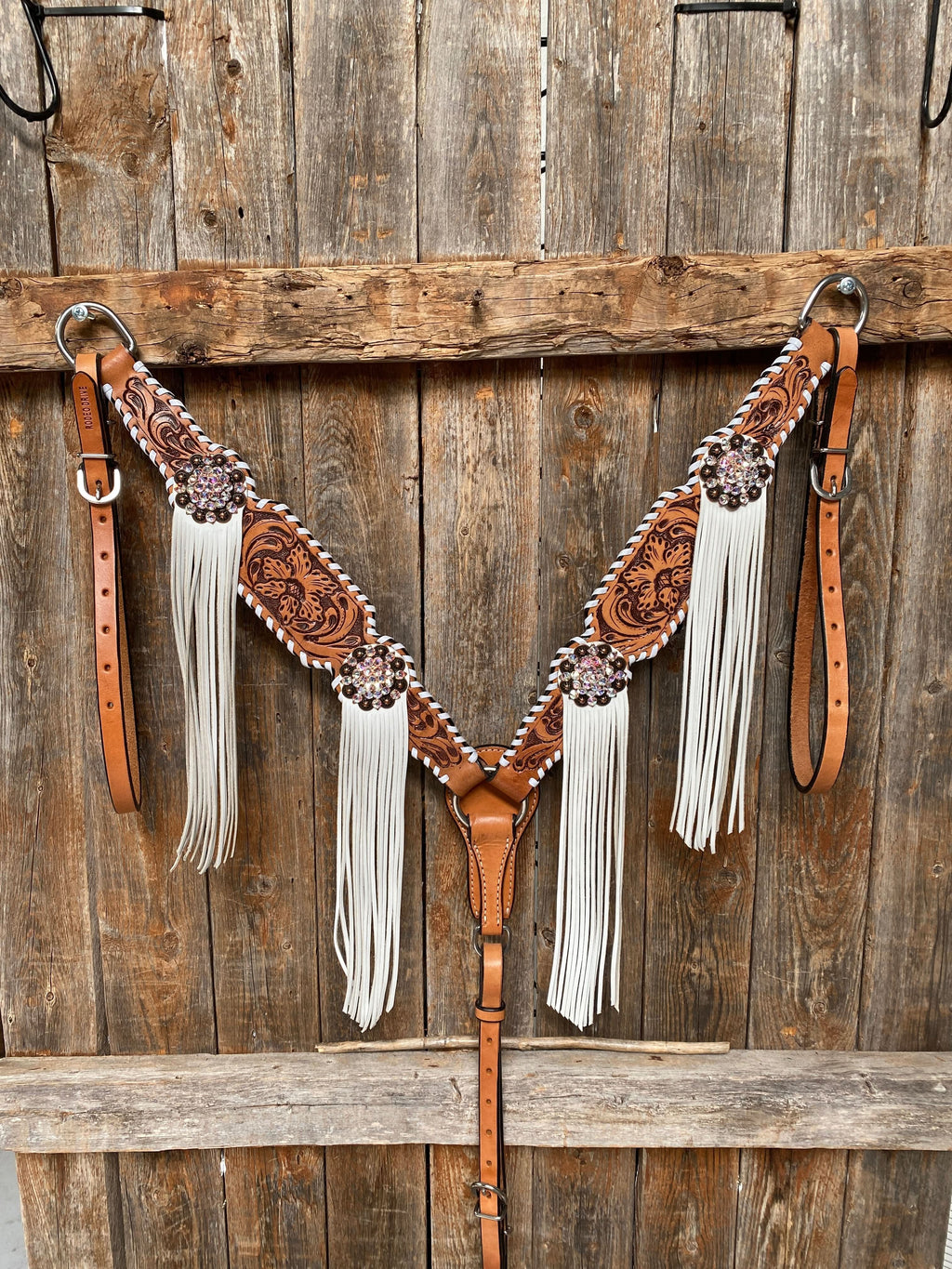 Whipstitch AB Browband/One Ear Tack Set with Wither Strap  #BBBC458