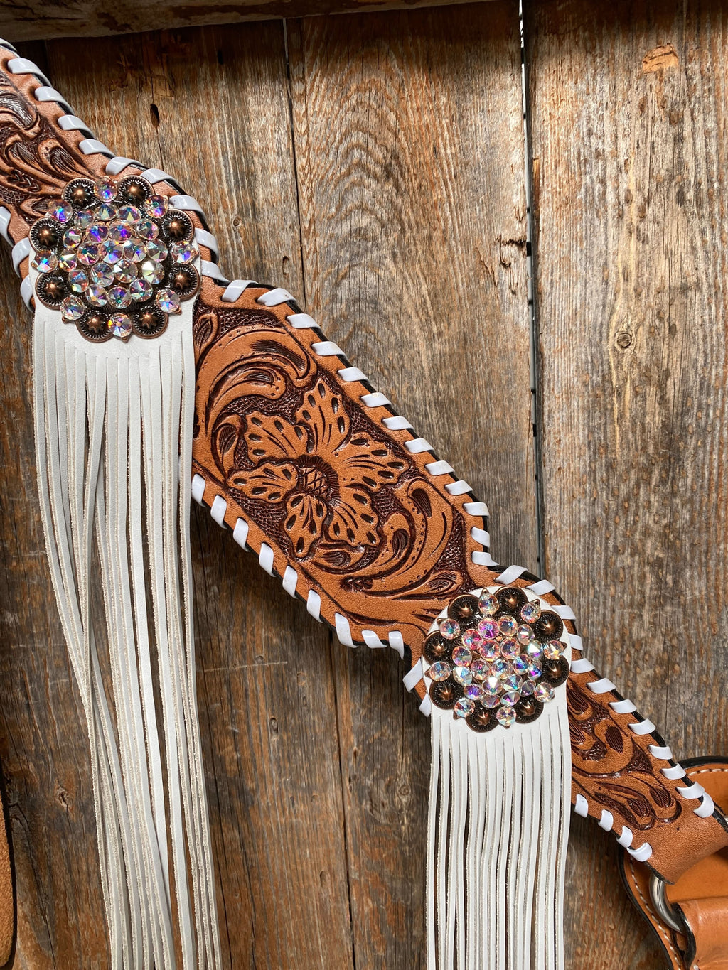 Whipstitch AB Browband/One Ear Tack Set with Wither Strap  #BBBC458
