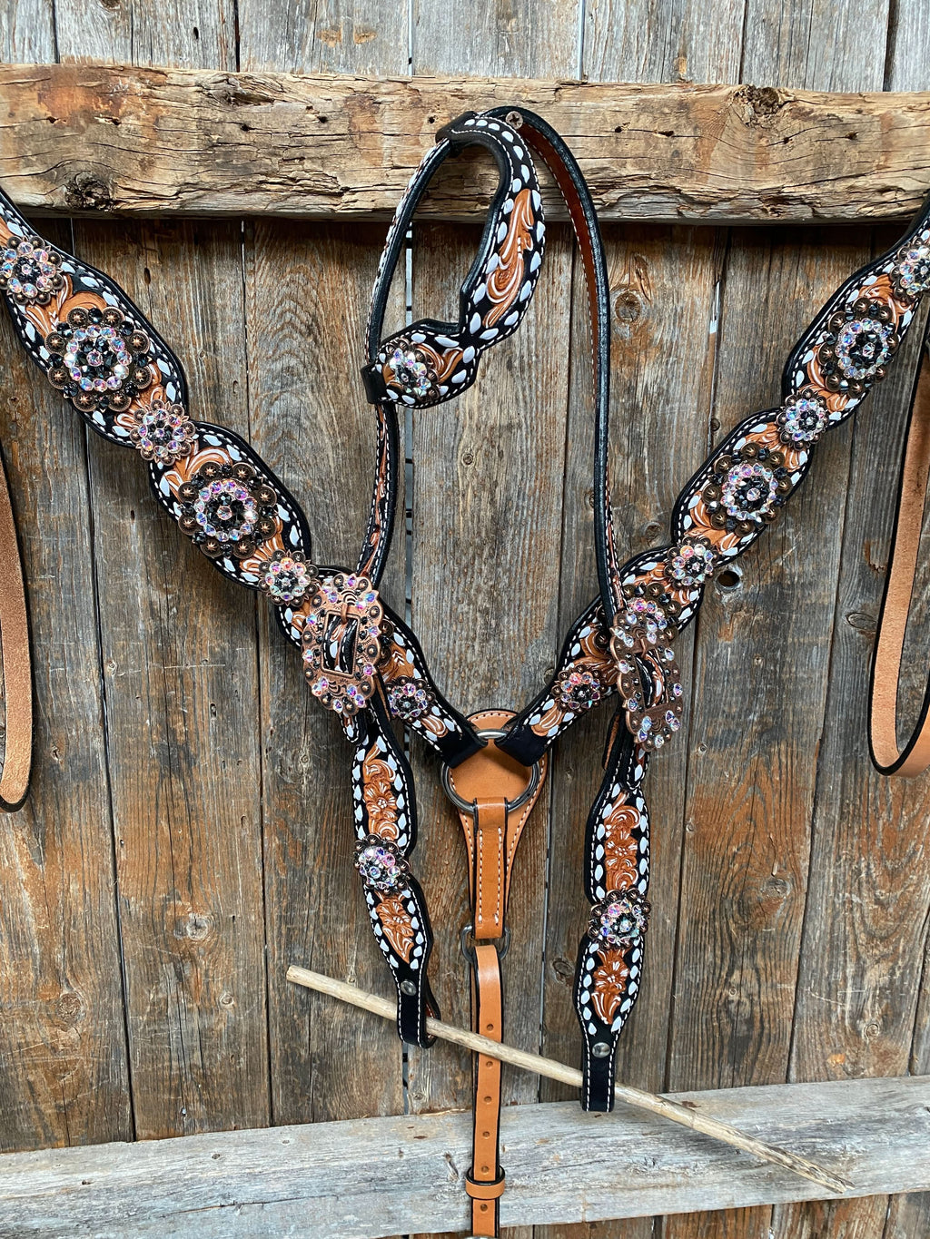 Browband/One Ear & Breastcollar Set #BBBC413