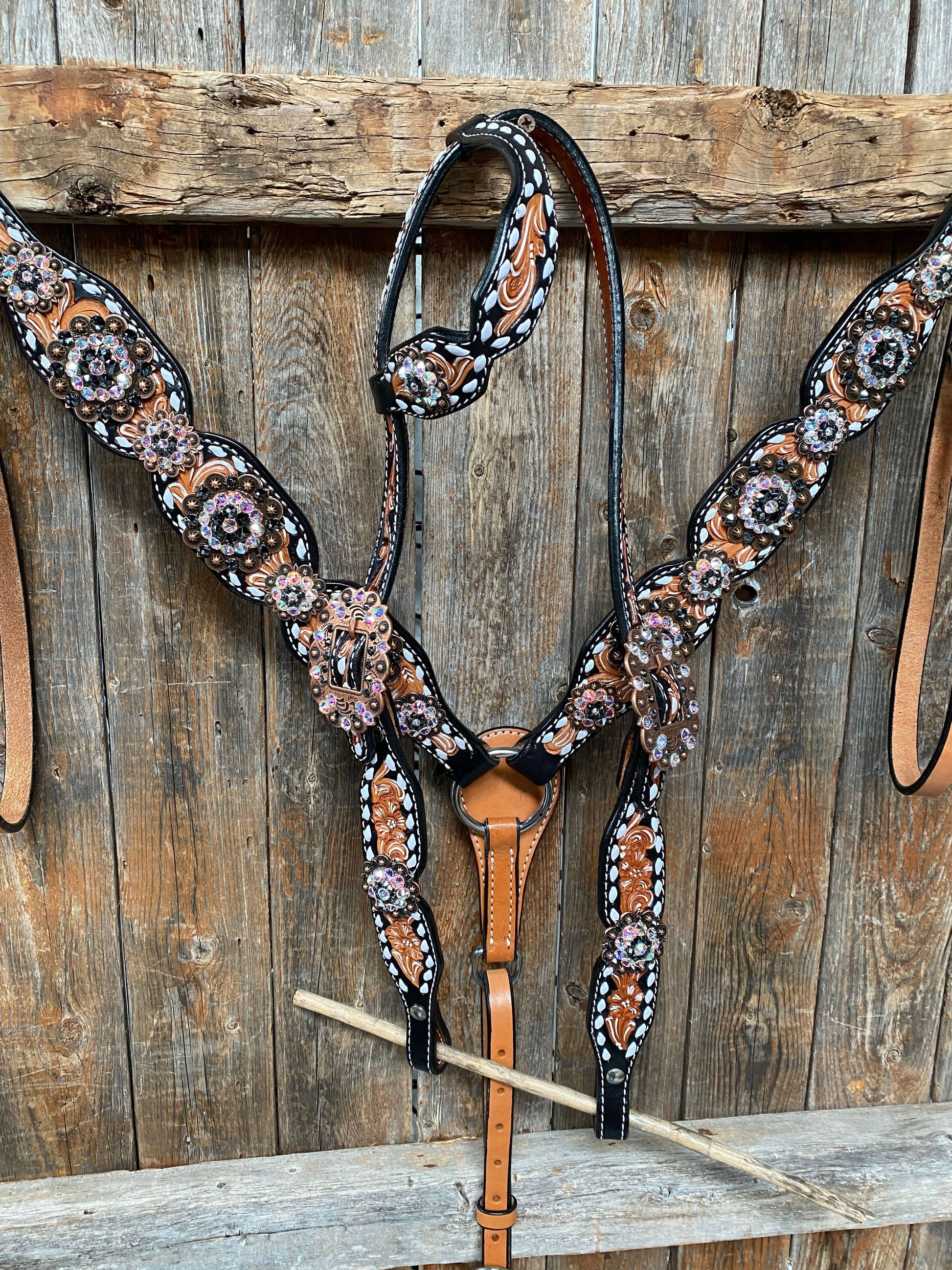 Browband/One Ear & Breastcollar Set #BBBC413