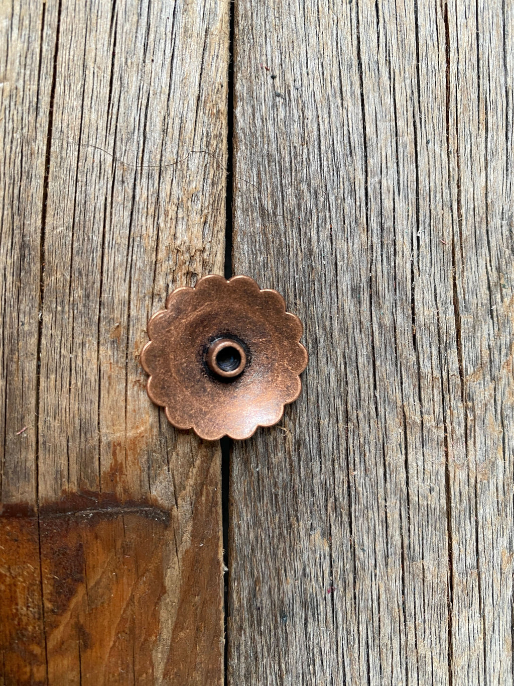 Copper Turquoise Concho 1.5" W103L