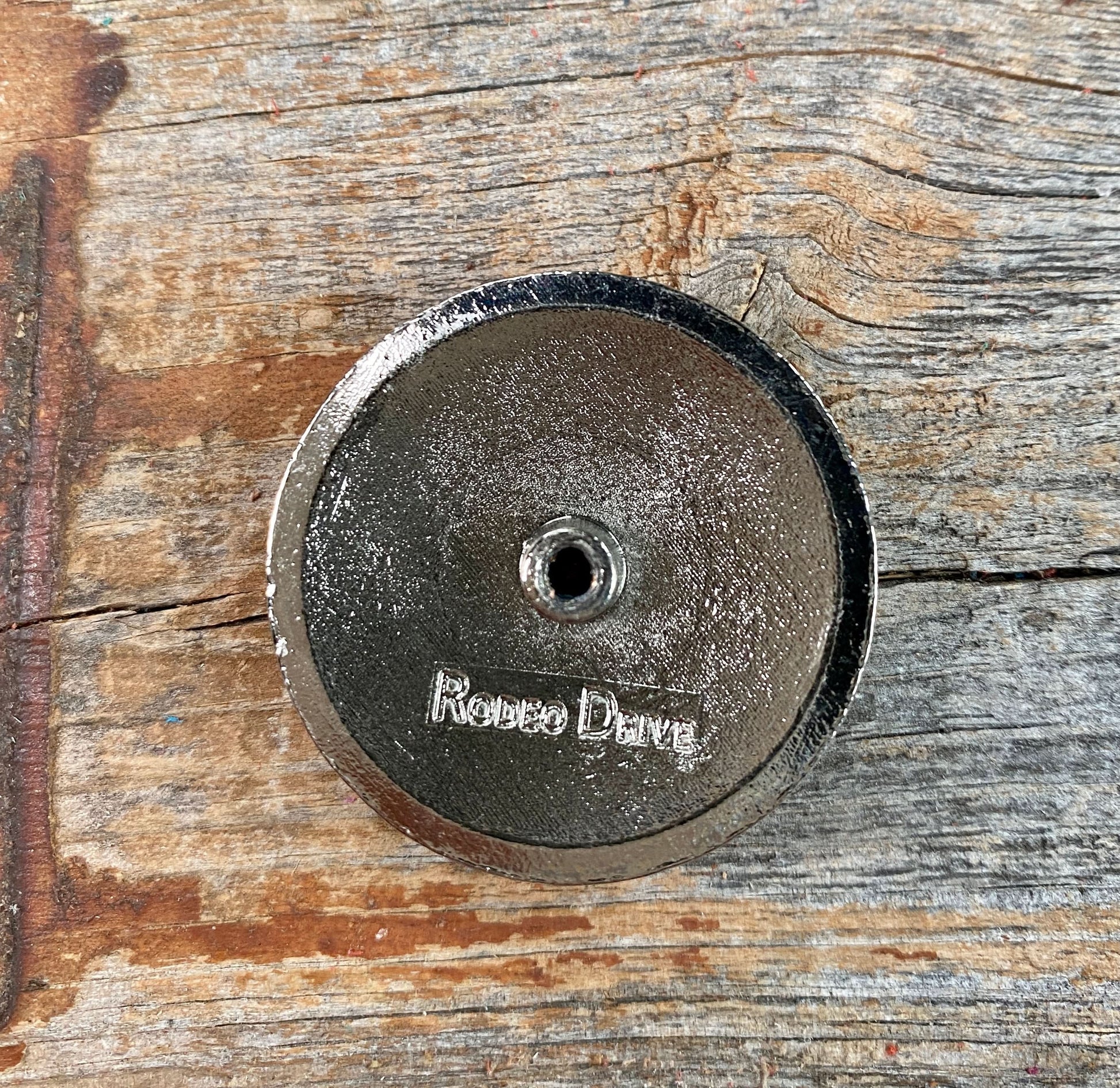 Antique Silver Texas Star Concho 1" W187S