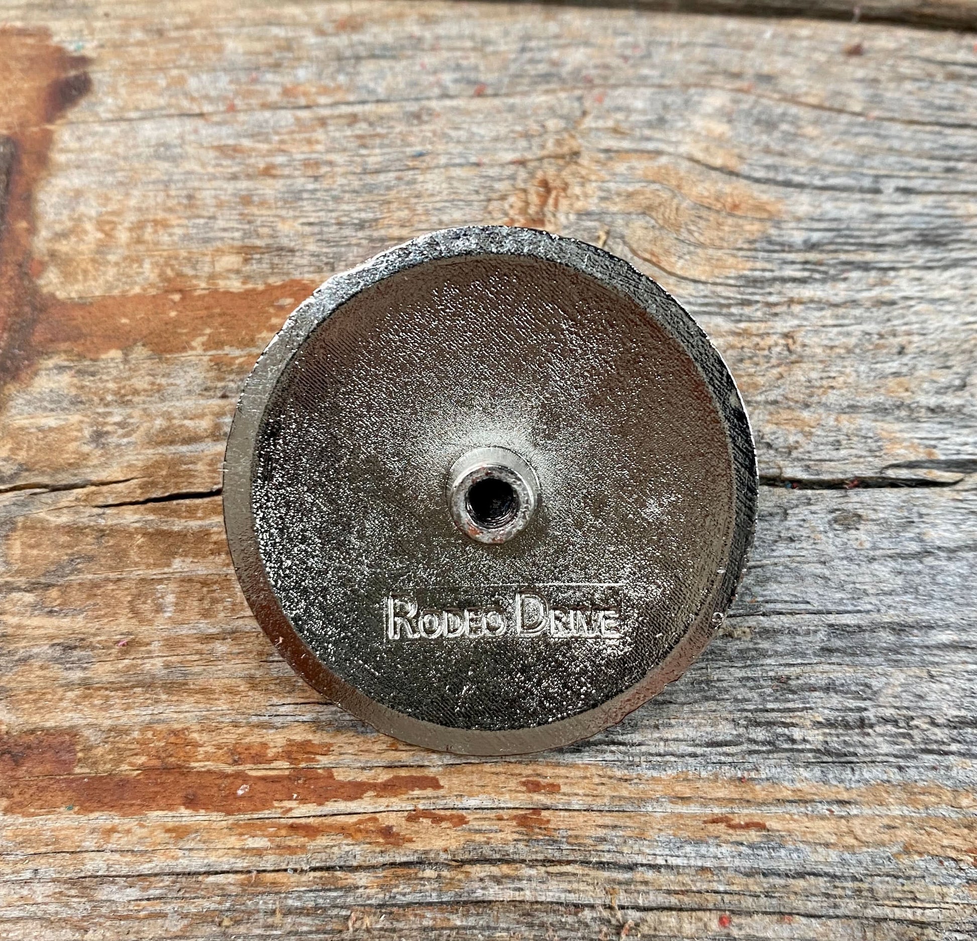 Copper Turquoise Sunflower Concho 1.5" W188L