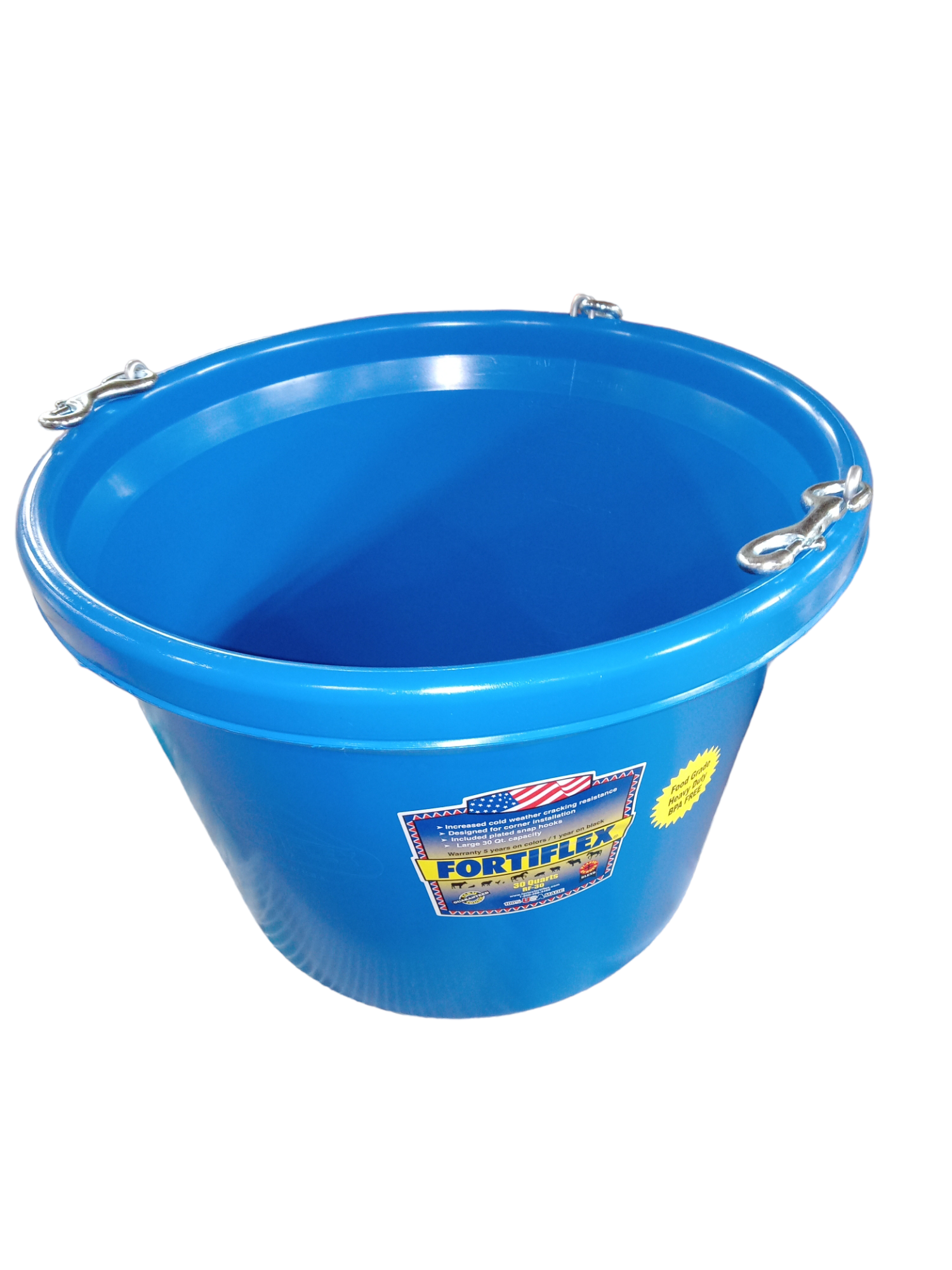 FEEDER/TUB, ROUND BLUE, 30 QT