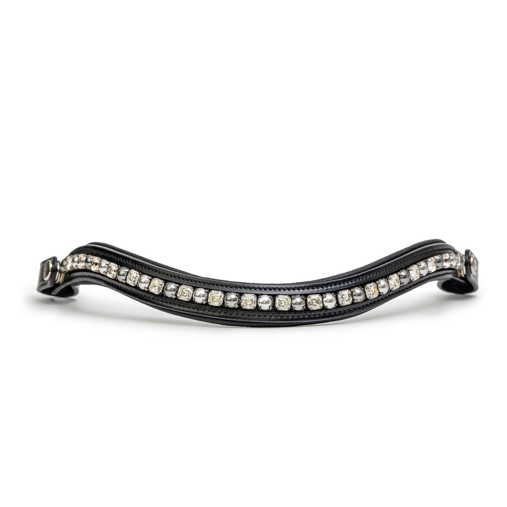 Brixton Non-Patent Black Leather Double Bridle