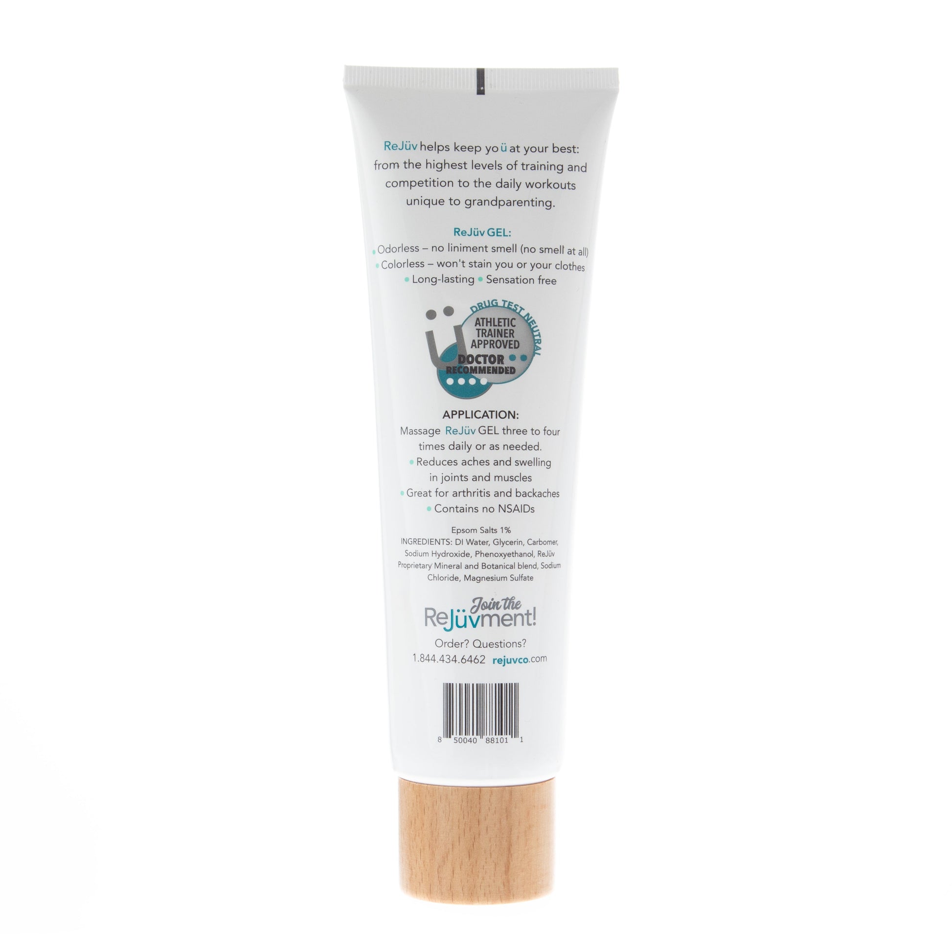 ReJüv Gel 8oz EZ Squeeze | Menthol-Free Human Recovery Gel