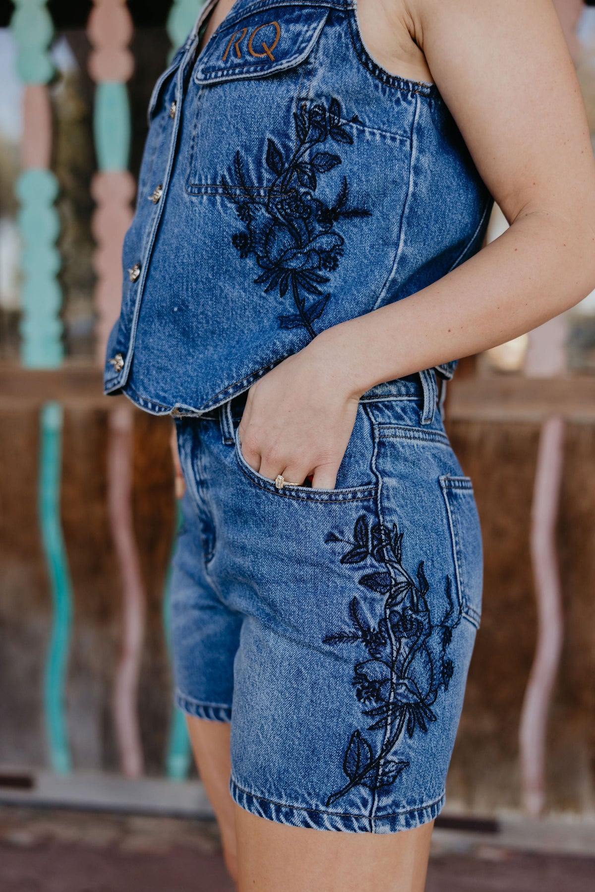 Denim Black Shorts - Camarillo Classic