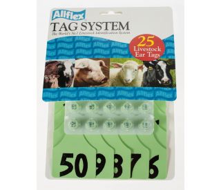 51-75 GREEN Allflex: Maxi Fem/Sm Male