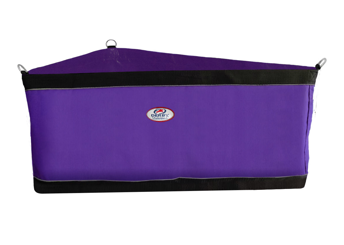 TAHOE TACK 1200D HORSE CORNER HAY FEEDER PATENTED WITH SUPER TOUGH BOTTOM FOR TRAILERS AND STALLS WITH REFLECTIVE TRIM